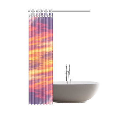 Fire in the sky Shower Curtain 48"x72"