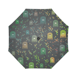 Pac Video Game Men Auto-Foldable Umbrella (Model U04)