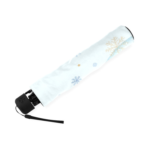 cute penguin, christmas wishes Foldable Umbrella (Model U01)