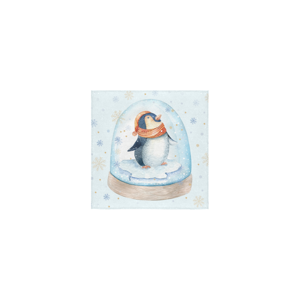 cute penguin, christmas Square Towel 13“x13”