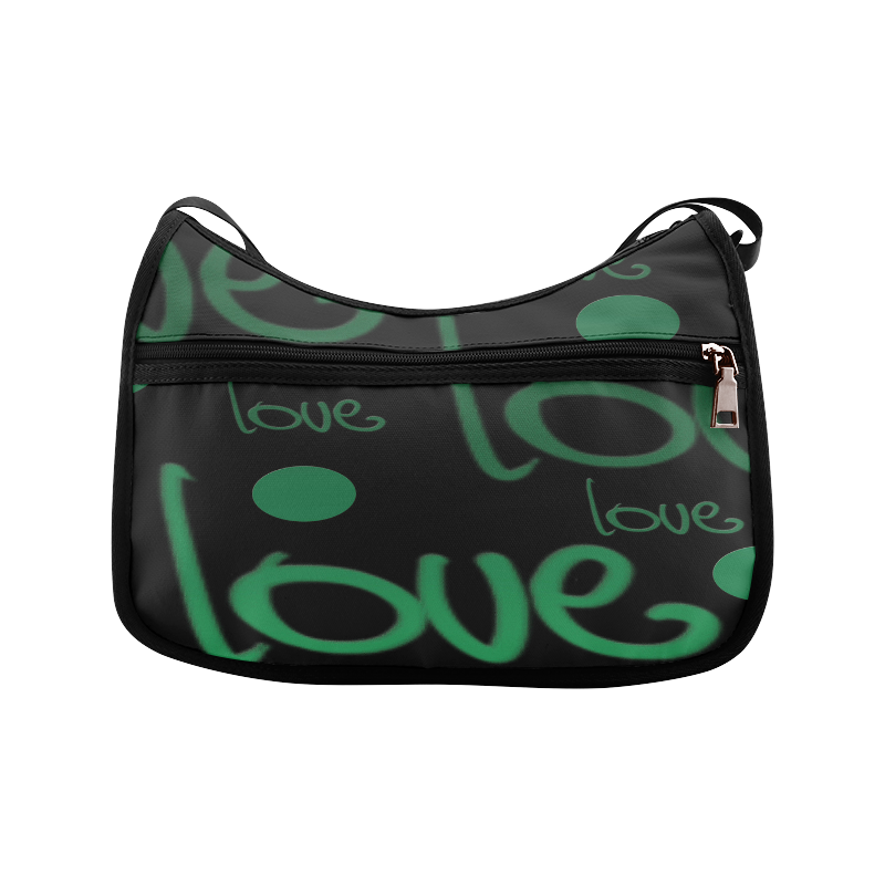 Green Love Crossbody Bags (Model 1616)