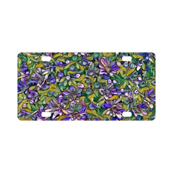 lovely floral 31C Classic License Plate