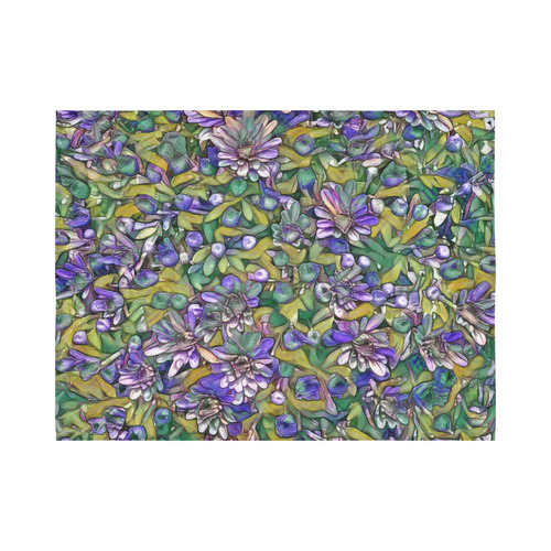 lovely floral 31C Cotton Linen Wall Tapestry 80"x 60"