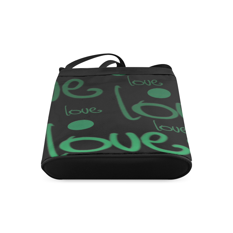 Green Love Crossbody Bags (Model 1613)