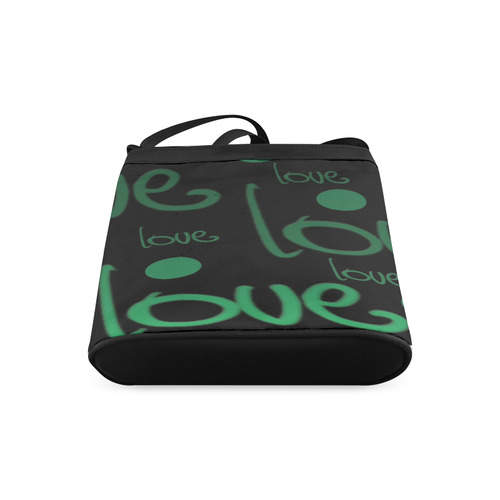Green Love Crossbody Bags (Model 1613)