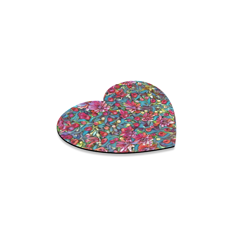 lovely floral 31A Heart Coaster