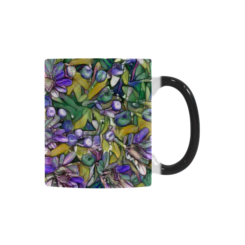 lovely floral 31C Custom Morphing Mug