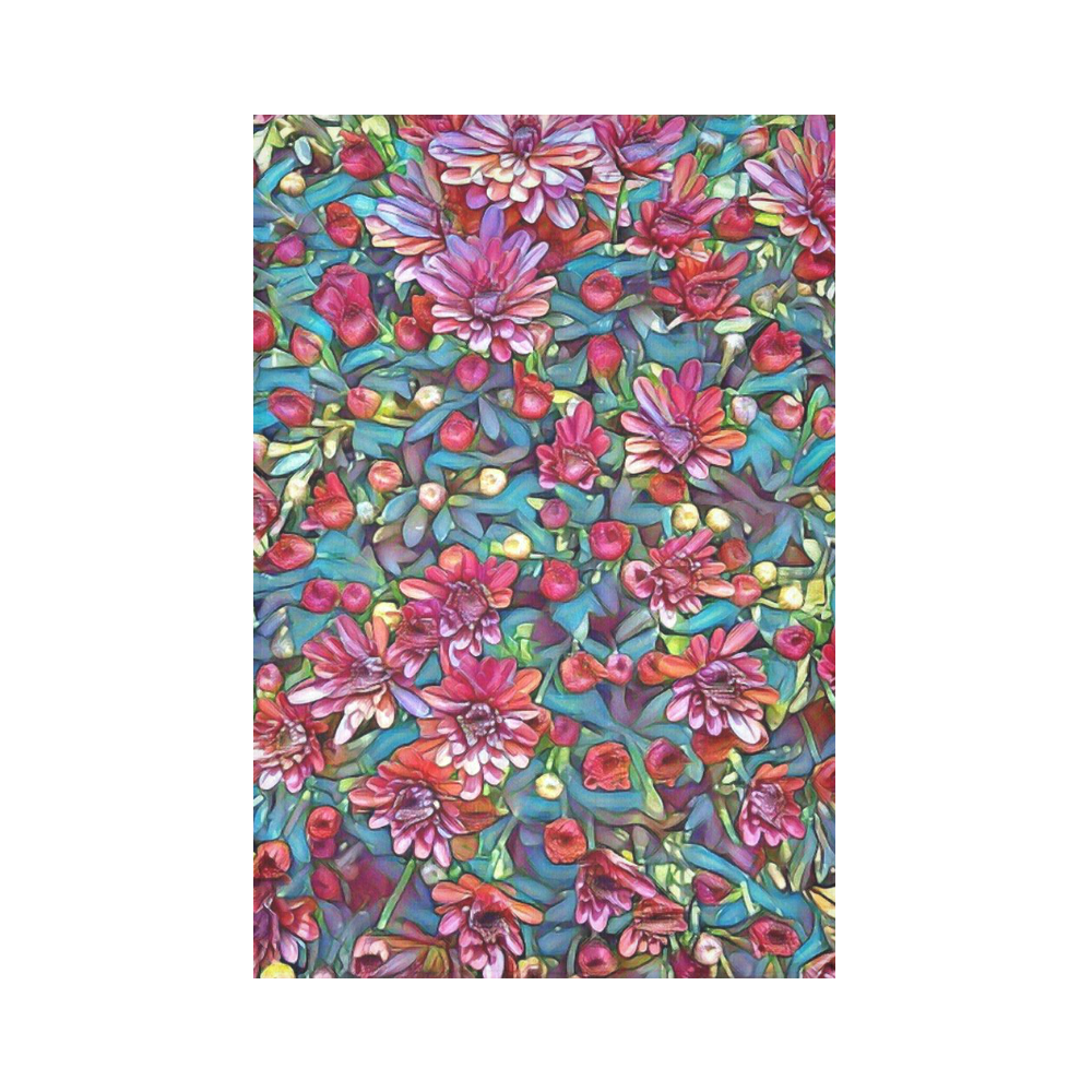 lovely floral 31A Cotton Linen Wall Tapestry 60"x 90"
