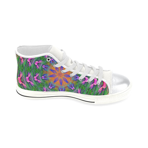 sd mdnderö High Top Canvas Women's Shoes/Large Size (Model 017)