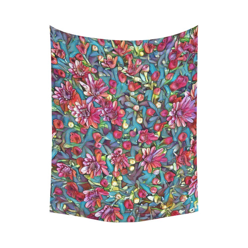 lovely floral 31A Cotton Linen Wall Tapestry 80"x 60"