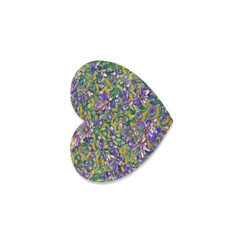 lovely floral 31C Heart Coaster