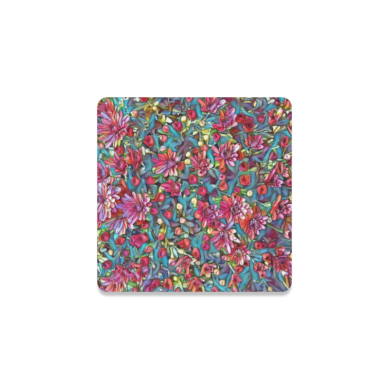 lovely floral 31A Square Coaster