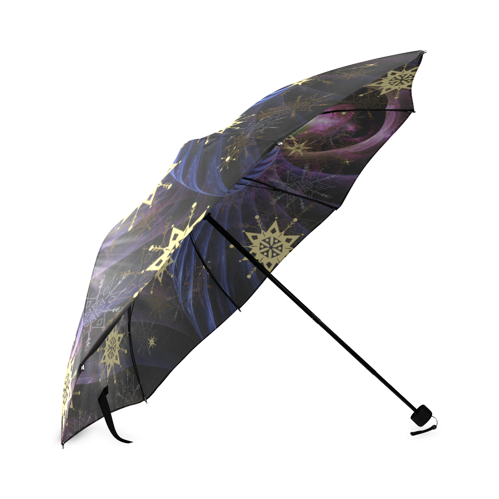 fractal energy bursts Foldable Umbrella (Model U01)