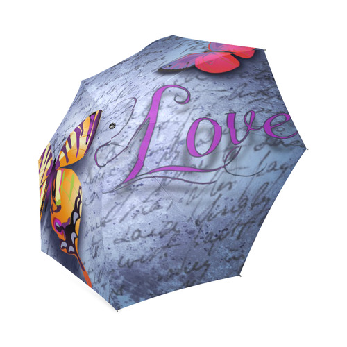 Butterfly Love Foldable Umbrella (Model U01)