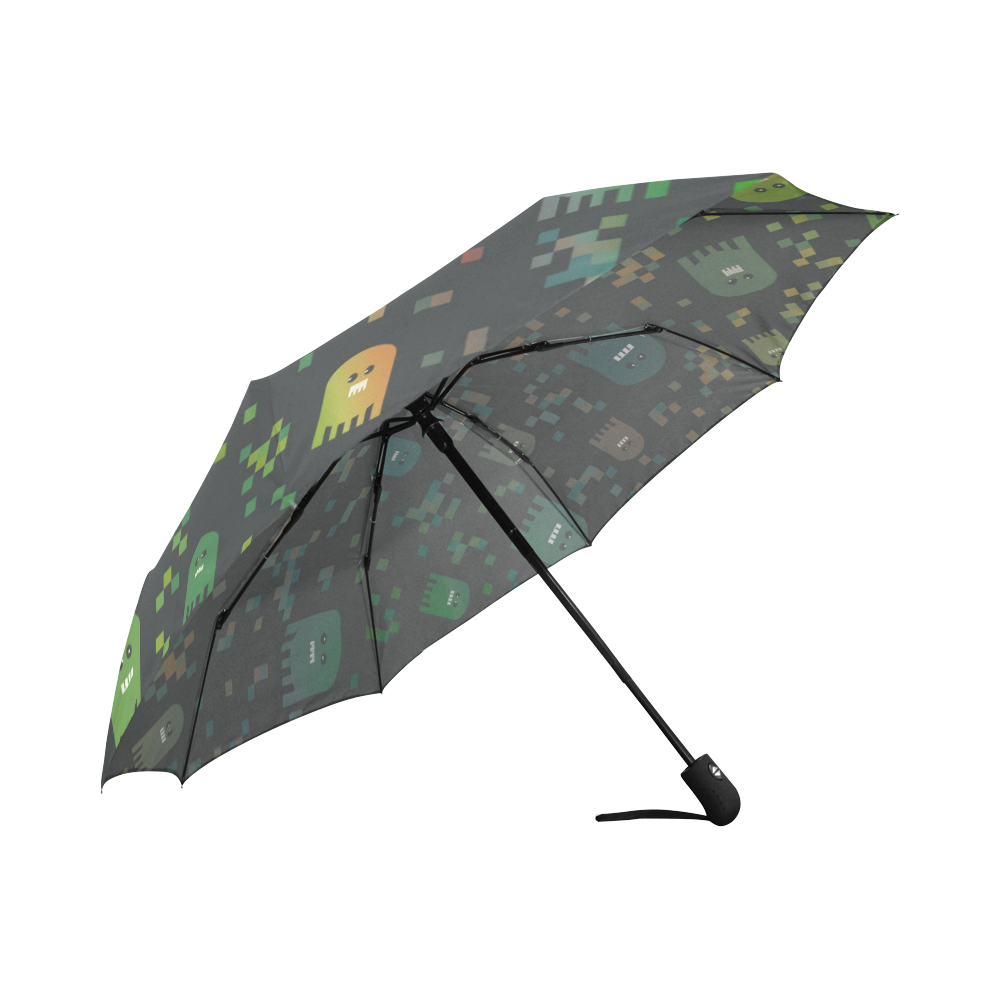 Pac Video Game Men Auto-Foldable Umbrella (Model U04)