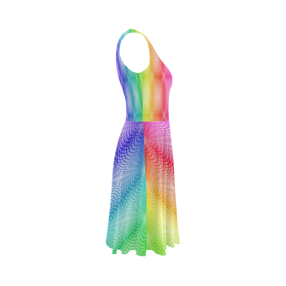 pattern 20160917 Sleeveless Ice Skater Dress (D19)
