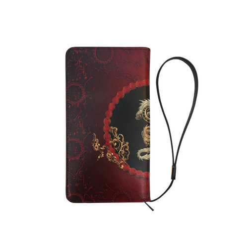 The chinese dragon Men's Clutch Purse （Model 1638）