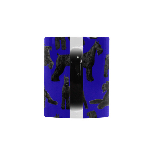 Giant Schnauzer Royal Blue Custom Morphing Mug