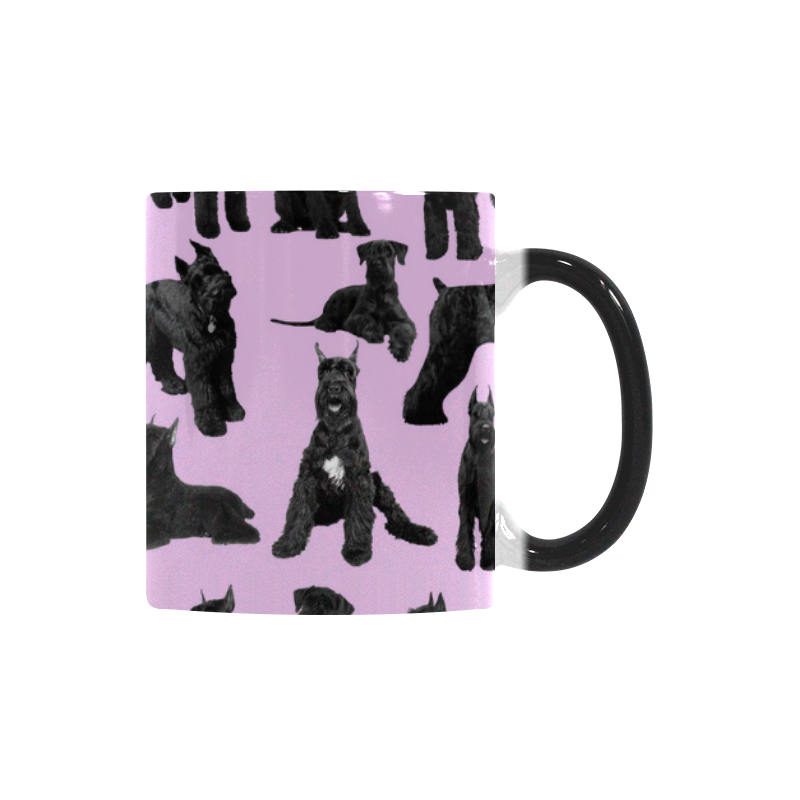 Giant Schnauzer Pink Custom Morphing Mug
