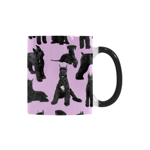 Giant Schnauzer Pink Custom Morphing Mug