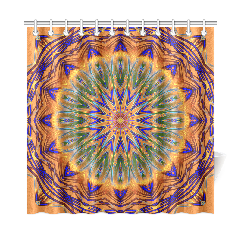 Sentinel Mandala Shower Curtain 72"x72"