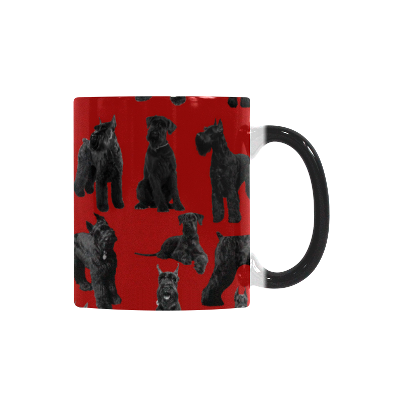 Giant Schnauzer Red Custom Morphing Mug
