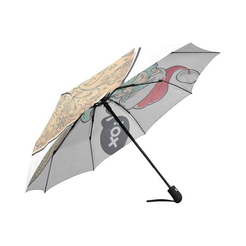 Hipster Santa Claus, Christmas Auto-Foldable Umbrella (Model U04)