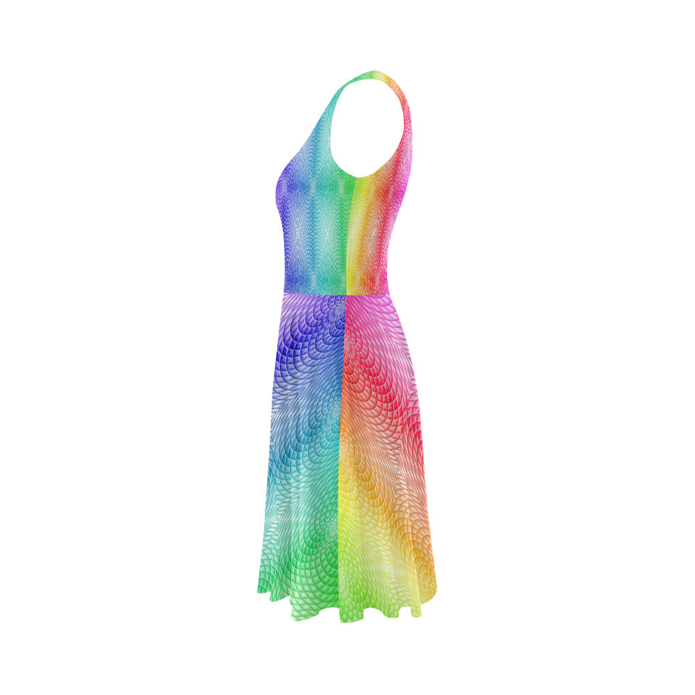 pattern 20160917 Sleeveless Ice Skater Dress (D19)