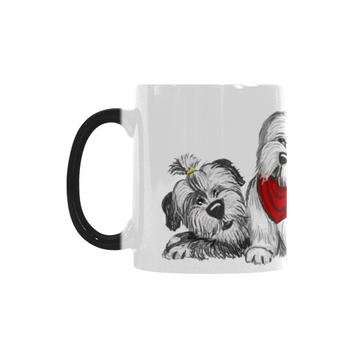 5 sheepie group Custom Morphing Mug