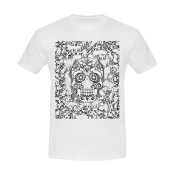 skull 1116 Men's Slim Fit T-shirt (Model T13)