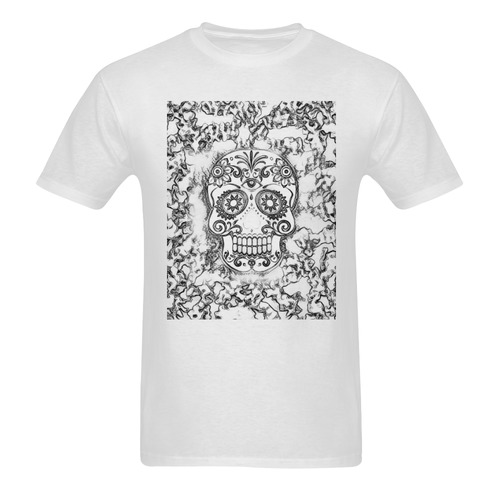 skull 1116 Men's T-Shirt in USA Size (Two Sides Printing)
