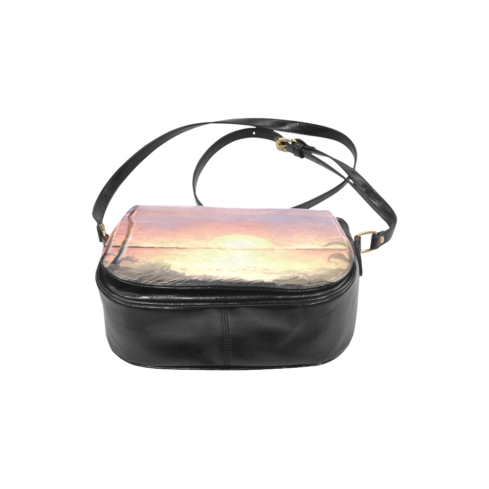 fire inthe sky Classic Saddle Bag/Small (Model 1648)