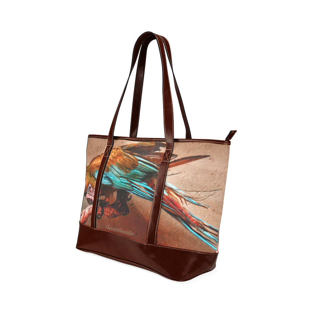 Parrot Tote Handbag (Model 1642)