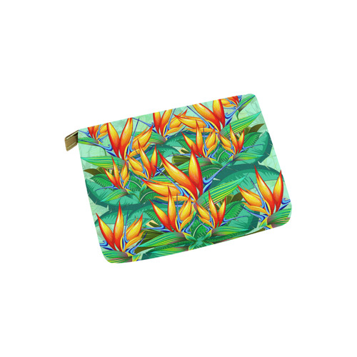 Bird of Paradise Flower Exotic Nature Carry-All Pouch 6''x5''