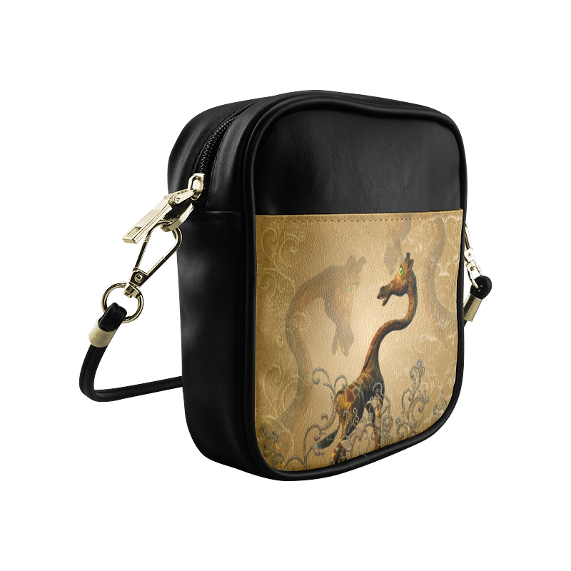 Little frightened giraffe Sling Bag (Model 1627)