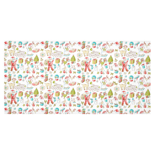 christmas doodles Cotton Linen Tablecloth 60"x120"