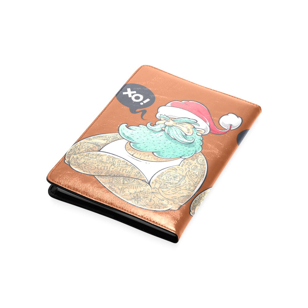 Hipster Santa Claus, Christmas Custom NoteBook A5