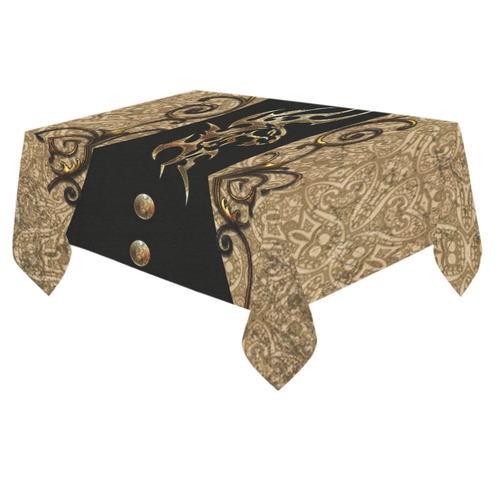 The tiger, tribal Cotton Linen Tablecloth 60"x 84"