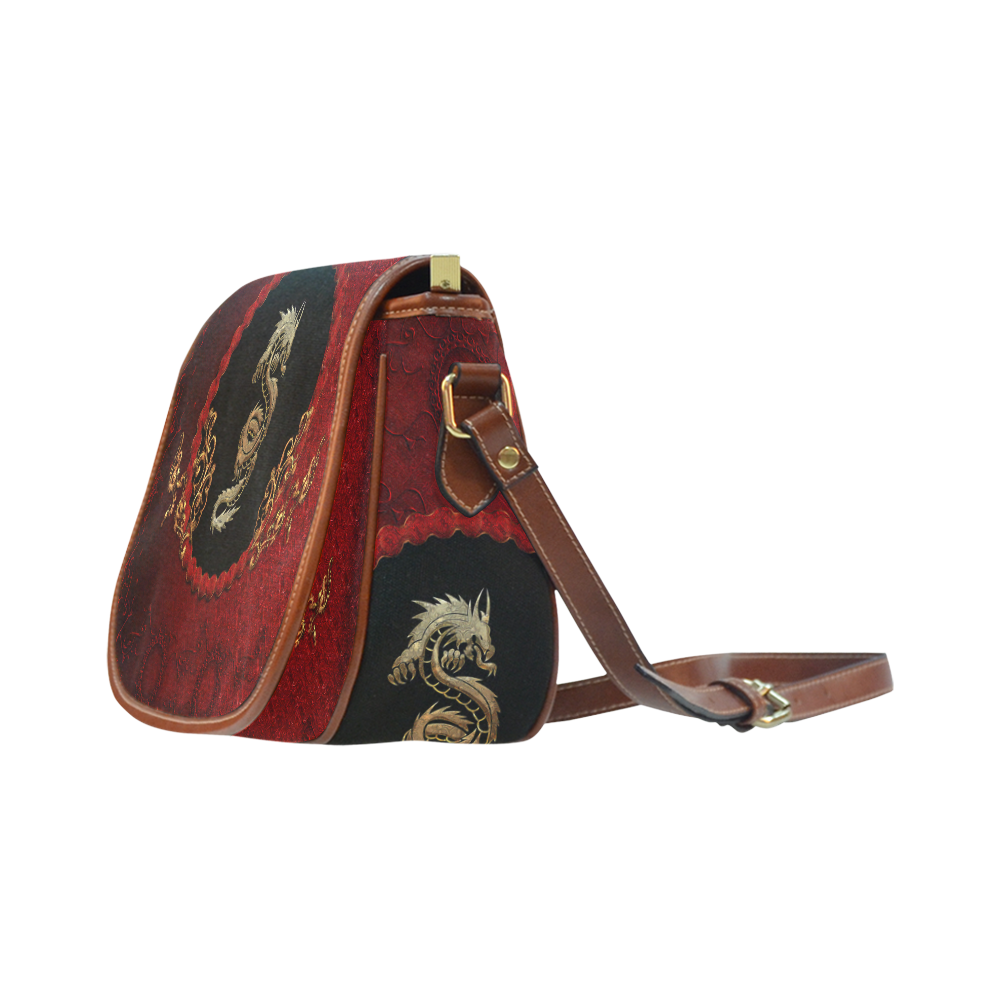 The chinese dragon Saddle Bag/Large (Model 1649)