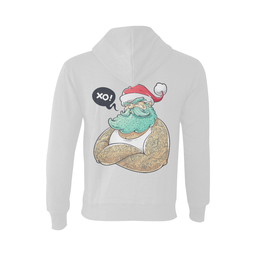 Hipster Santa Claus, Christmas Oceanus Hoodie Sweatshirt (NEW) (Model H03)