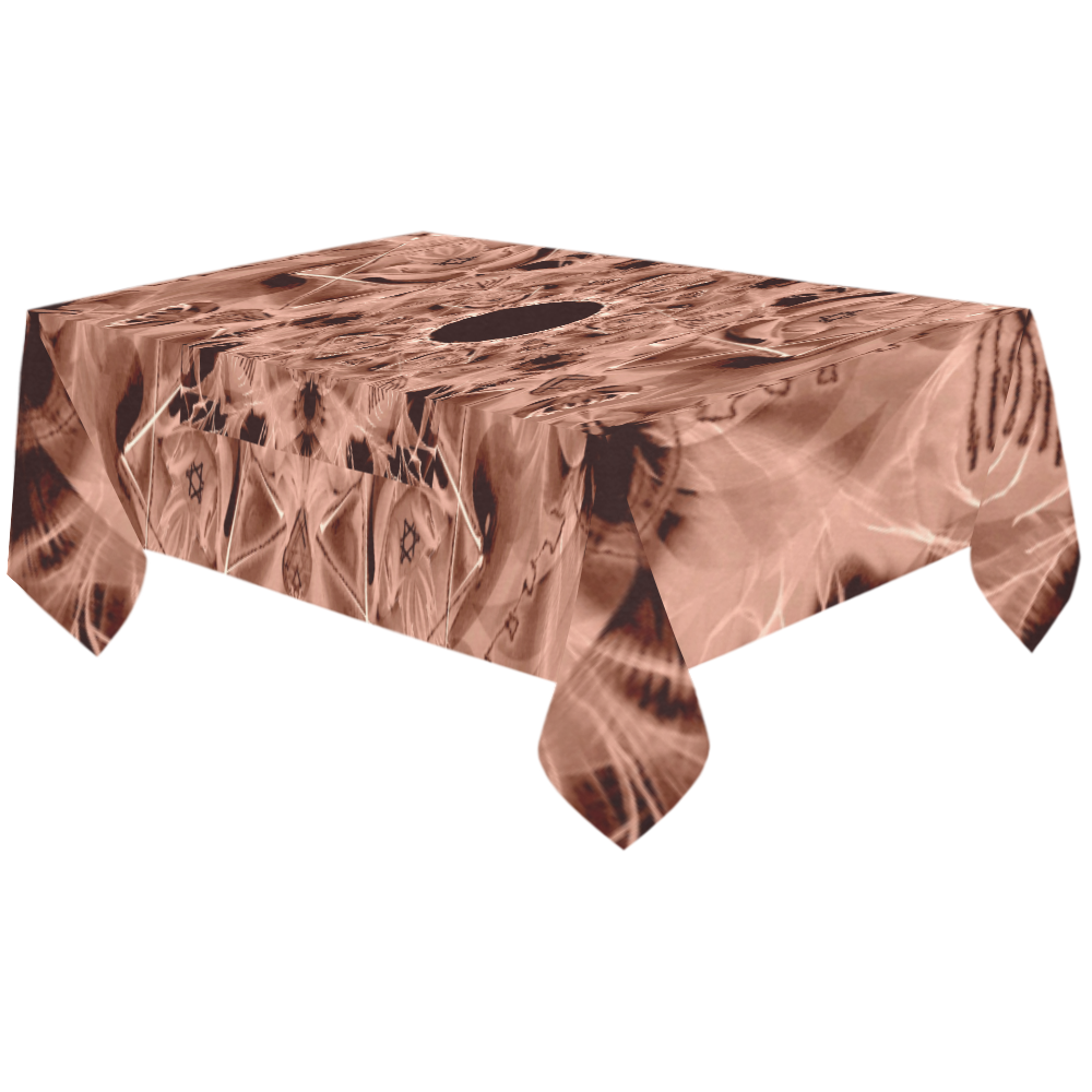 light 18 Cotton Linen Tablecloth 60"x120"