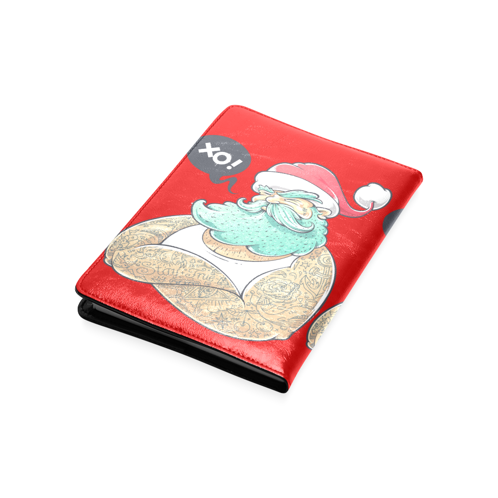 Hipster Santa Claus, Christmas Custom NoteBook A5