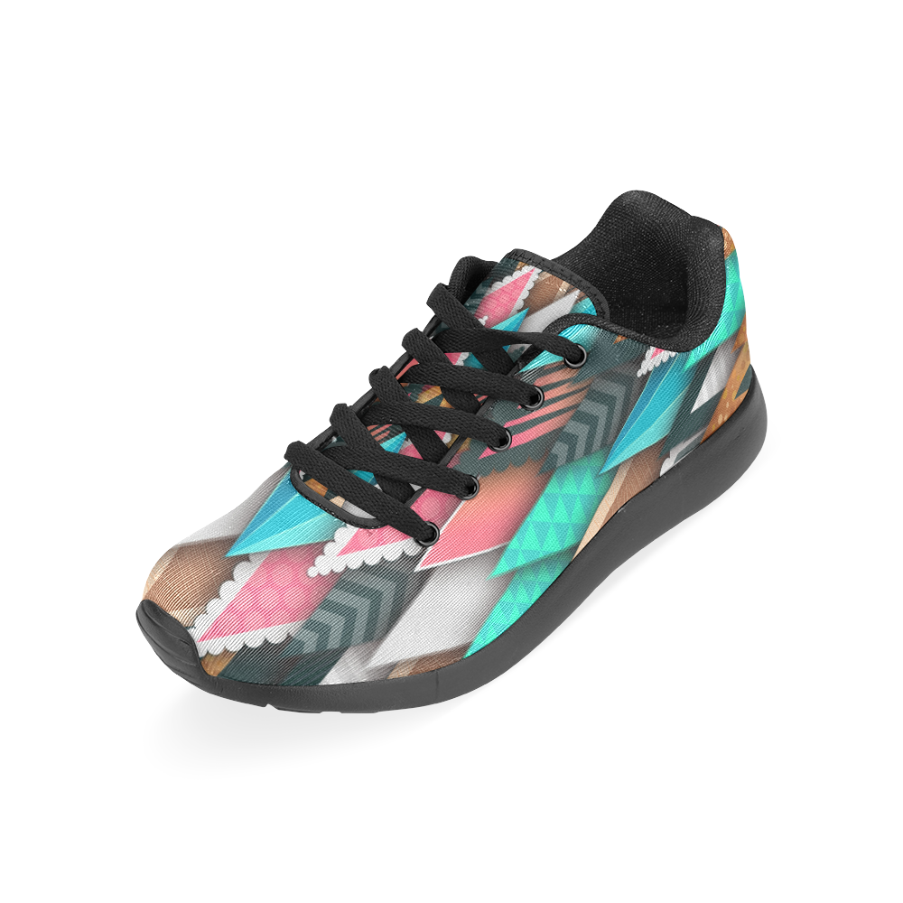 Crazy Abstract Design Women’s Running Shoes (Model 020)