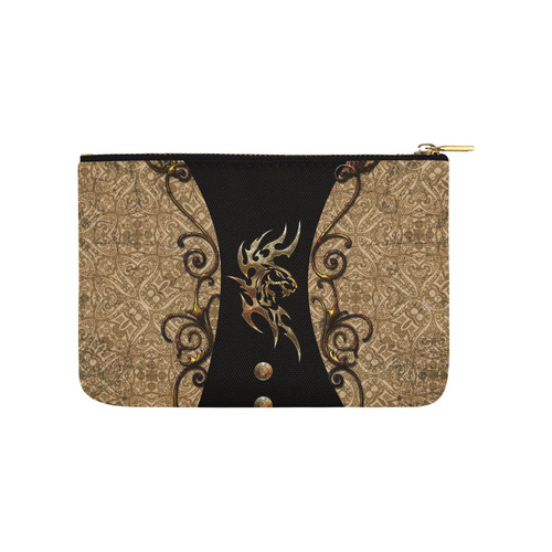 The tiger, tribal Carry-All Pouch 9.5''x6''
