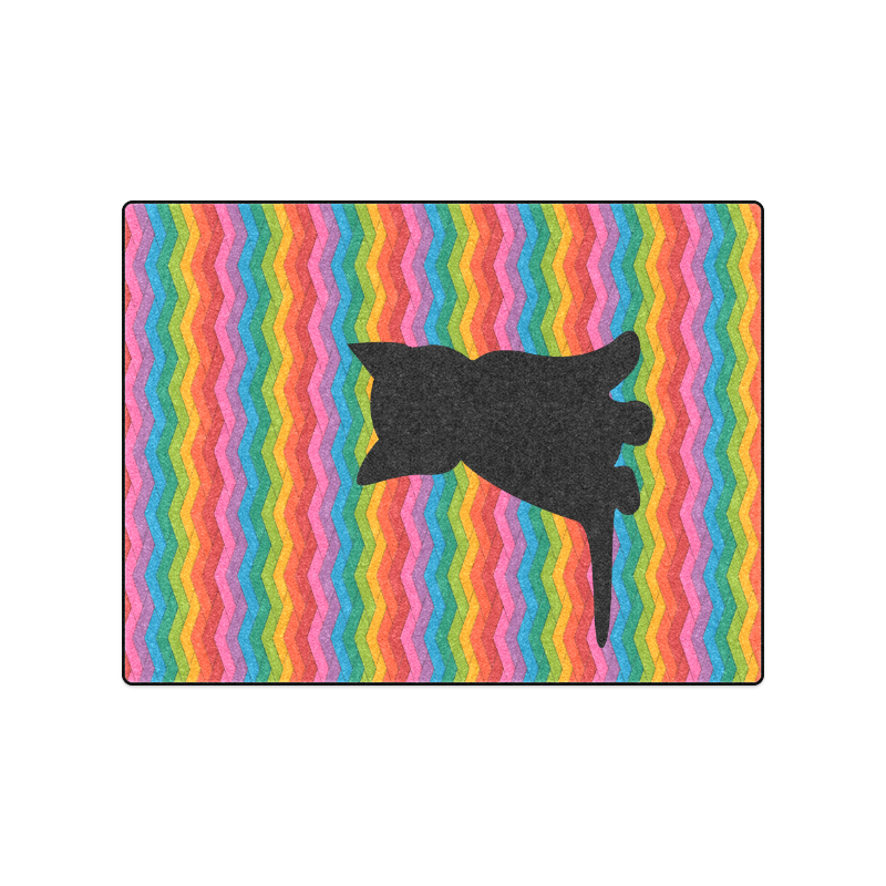 Lovely Kitten Shape Blanket 50"x60"