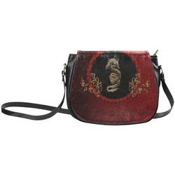 The chinese dragon Classic Saddle Bag/Small (Model 1648)