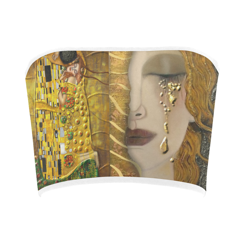 Gustav Klimt : Gold Bandeau Top