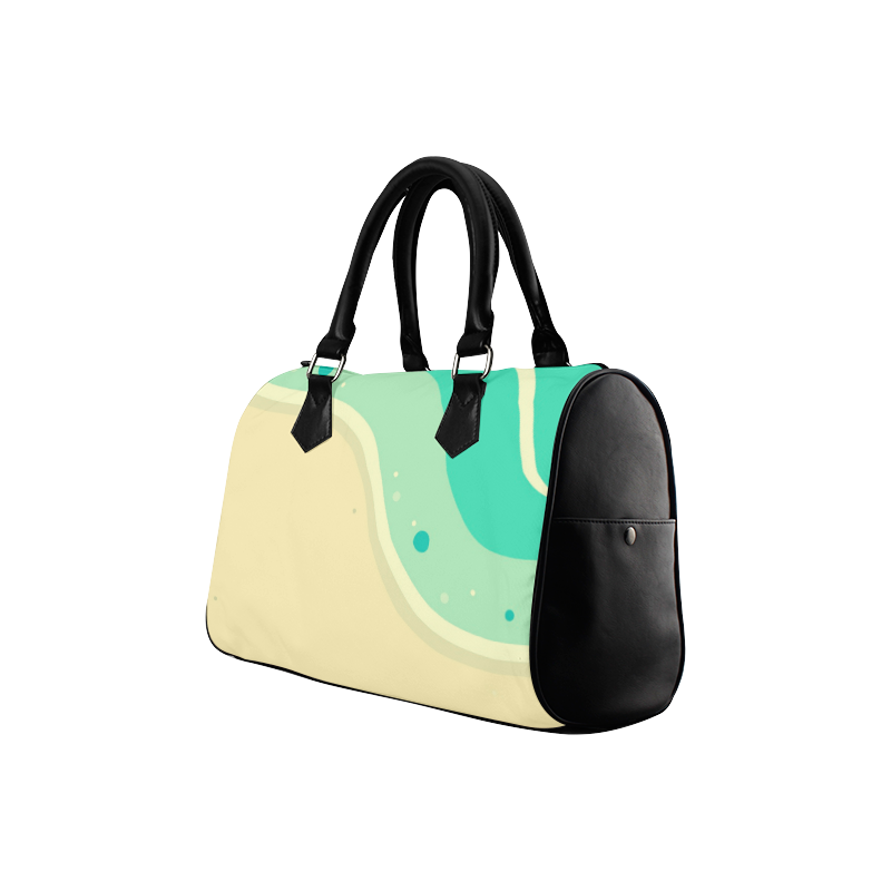 Luxury designers bag with Coastal mare wave. New in shop! Boston Handbag (Model 1621)