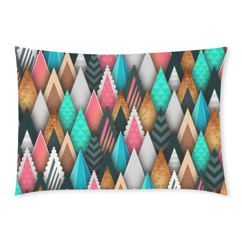 Crazy Abstract Design Custom Rectangle Pillow Case 20x30 (One Side)
