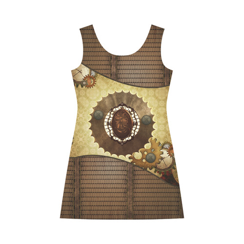 Steampunk, the noble design Bateau A-Line Skirt (D21)